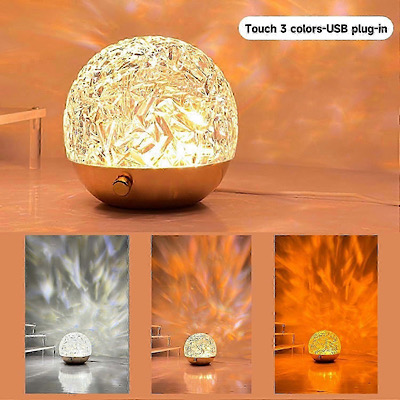 آباژور کریستالی الگوی آب