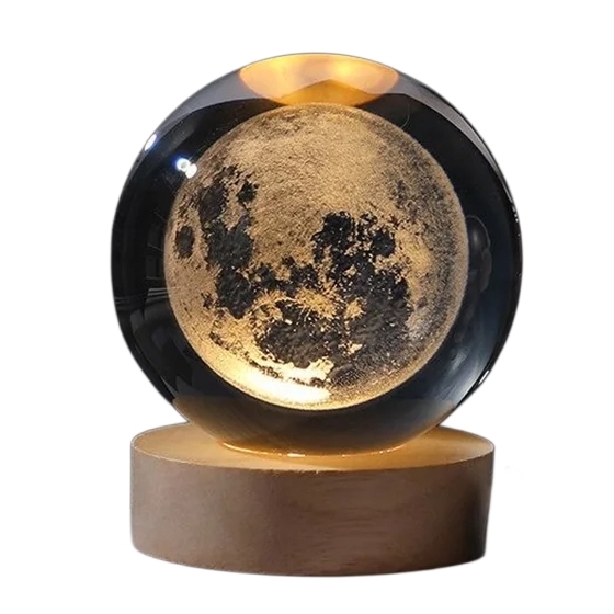 گوی کریستال مدل ماه